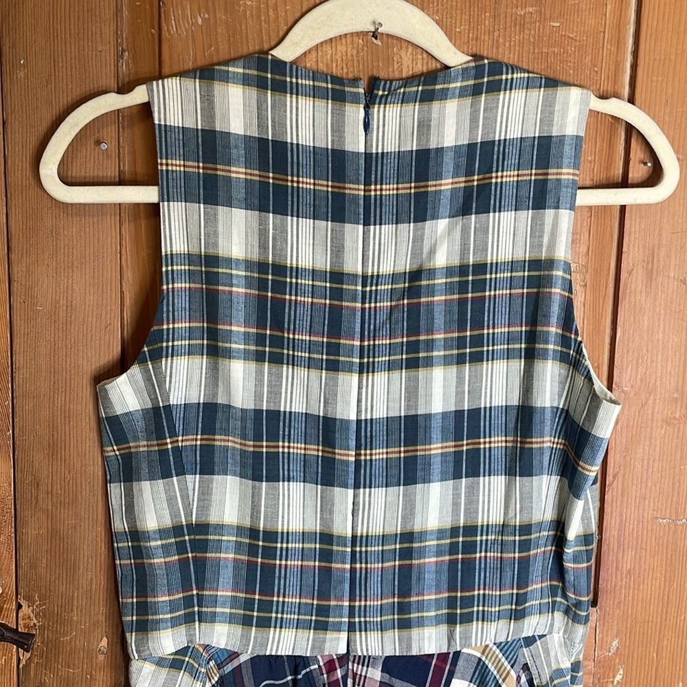 Ralph Lauren Madras Plaid Sleeveless A-line dress - Picture 6 of 8